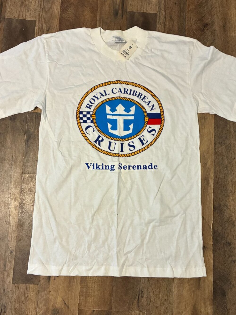 Vintage 90s Royal Caribbean Cruises T Shirt  Viking Serenade NWT Mens XXL Graphi